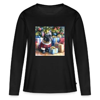 Christmas Bully - Women's Premium Organic Long Sleeve Shirt - black - Front - Julia (174cm)