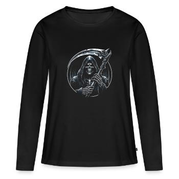 Guardian of Eternity - Women's Premium Organic Long Sleeve Shirt - black - Front - Julia (174cm)