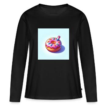 Sweet Remedy - Frauen Premium Bio Langarmshirt - Schwarz - Vorne - Julia (174cm)