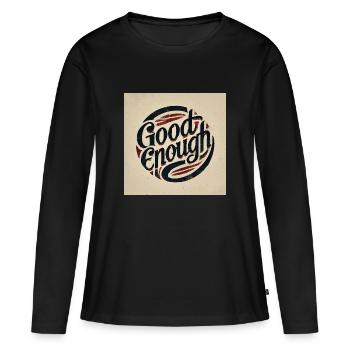 assez bon - T-shirt manches longues Premium bio Femme - noir - Devant - Julia (174cm)