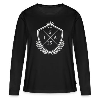 Enterrement de vie de garçon 25 Enterrement de vie de garçon - T-shirt manches longues Premium bio Femme - noir - Devant - Julia (174cm)
