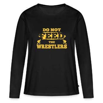 Grappling Martial Arts Wrestling - Frauen Premium Bio Langarmshirt - Schwarz - Vorne - Julia (174cm)