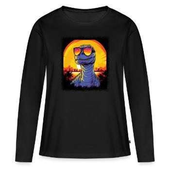humor cute kangaroo costume joey gifts - Women's Premium Organic Long Sleeve Shirt - black - Front - Julia (174cm)
