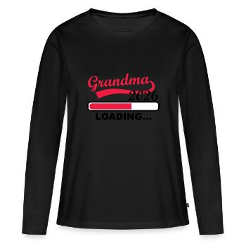 Grandmother 2026 In preparation - Women's Premium Organic Long Sleeve Shirt - black - Front - Julia (174cm)