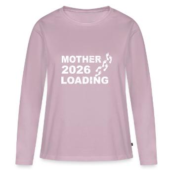 Mother 2026 store with anticipation - Women's Premium Organic Long Sleeve Shirt - dusky pink - Front - Julia (174cm)