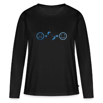 Kitesurf Hommes Kitesurf Kitesurf Kitesurf Kitesurf Kitesurf Kitesurf Kitesurf Kitesurf Kitesurf - T-shirt manches longues Premium bio Femme - noir - Devant - Julia (174cm)