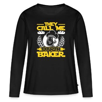 Ils m'appellent Dark Baker - T-shirt manches longues Premium bio Femme - noir - Devant - Julia (174cm)