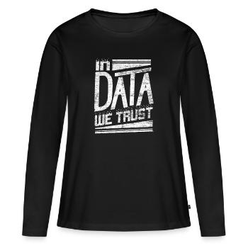 Informatik Nerd Coding - Frauen Premium Bio Langarmshirt - Schwarz - Vorne - Julia (174cm)