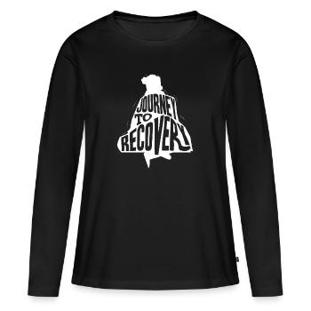 Besserung Krankheit Kur Reha - Frauen Premium Bio Langarmshirt - Schwarz - Vorne - Julia (174cm)