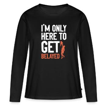 felsklettern klettern - Frauen Premium Bio Langarmshirt - Schwarz - Vorne - Julia (174cm)