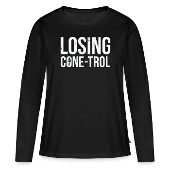 Verlust Von Cone-trol Für Gefrorenen Süßen Fan - Frauen Premium Bio Langarmshirt - Schwarz - Vorne - Julia (174cm)