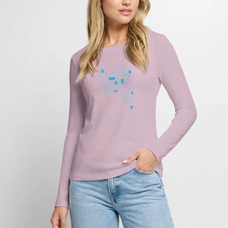 Computer Cpu Computer Scientist Hacker Women's Premium Organic Long Sleeve Shirt