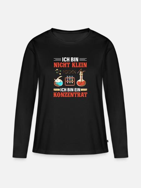 Chemie Witz Labor Chemiker Geschenk - Frauen Premium Bio Langarmshirt - Schwarz