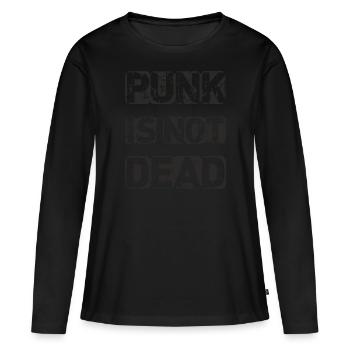 ErSa. Punk is not dead - Women's Premium Organic Long Sleeve Shirt - black - Front - Julia (174cm)