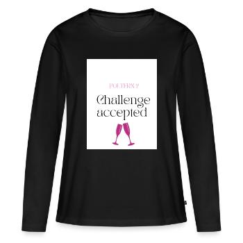 Die_letzten_stunden - T-shirt manches longues Premium bio Femme - noir - Devant - Julia (174cm)