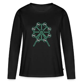 The Chemistry - Ferris Wheel! - Gift - Women's Premium Organic Long Sleeve Shirt - black - Front - Julia (174cm)