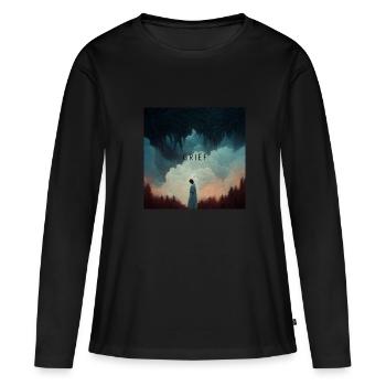 Deuil Kummer - T-shirt manches longues Premium bio Femme - noir - Devant - Julia (174cm)