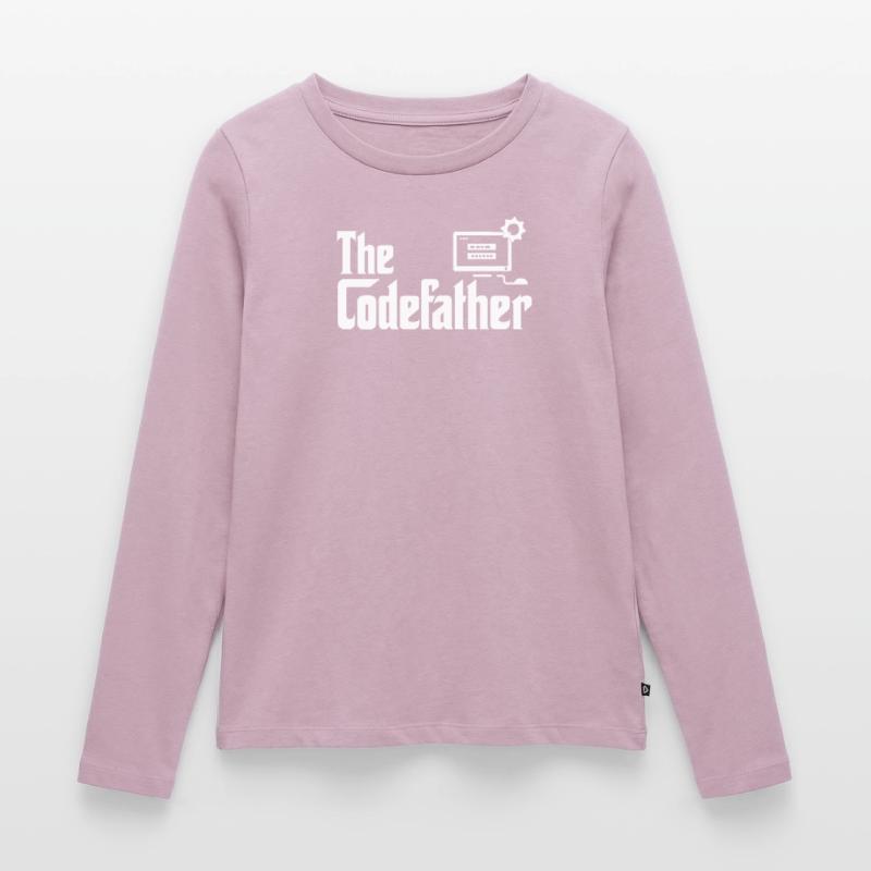 The Codefather Developer Coder Programmer Computer Frauen Premium Bio Langarmshirt