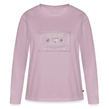1993 Birthday Mixtape Cassette Retro - T-shirt manches longues Premium bio Femme - rose poudré - Devant - Julia (174cm)