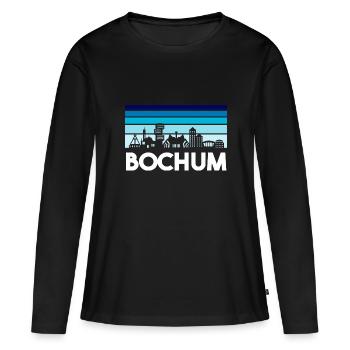 Bochum Bochum Ruhrpott Ruhr Area Ruhrstadt - Women's Premium Organic Long Sleeve Shirt - black - Front - Julia (174cm)
