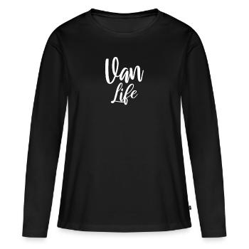 Van Life - Women's Premium Organic Long Sleeve Shirt - black - Front - Julia (174cm)