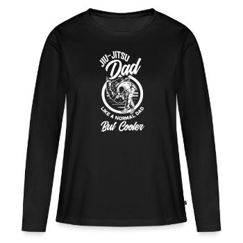 Jiu Jitsu Jiu Jitsu Jiu Jitsu - Frauen Premium Bio Langarmshirt - Schwarz - Vorne - Julia (174cm)