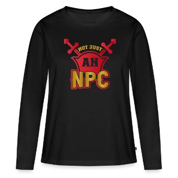 Larp Larper Larping Live Action Jeu de rôle - T-shirt manches longues Premium bio Femme - noir - Devant - Julia (174cm)