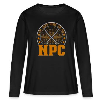 Live Action Jeu de rôle Larp Larper Fantasy - T-shirt manches longues Premium bio Femme - noir - Devant - Julia (174cm)