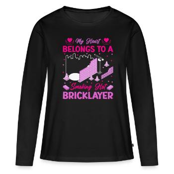 Mason Mason Mas - Women's Premium Organic Long Sleeve Shirt - black - Front - Julia (174cm)
