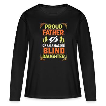 Blindness consciousness Blind by law - Women's Premium Organic Long Sleeve Shirt - black - Front - Julia (174cm)