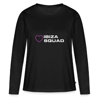 Ibiza Squad - Frauen Premium Bio Langarmshirt - Schwarz - Vorne - Julia (174cm)