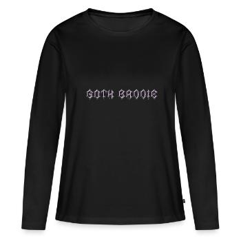 Méchant gothique ! Gothique Fille Gothique Esthétique - T-shirt manches longues Premium bio Femme - noir - Devant - Julia (174cm)