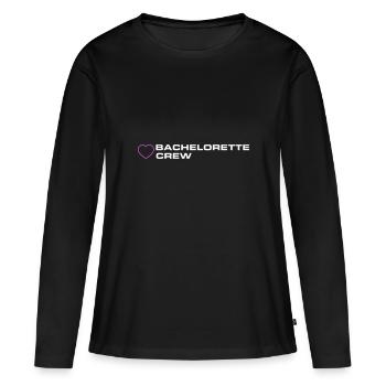 Bachelorette Crew - Women's Premium Organic Long Sleeve Shirt - black - Front - Julia (174cm)