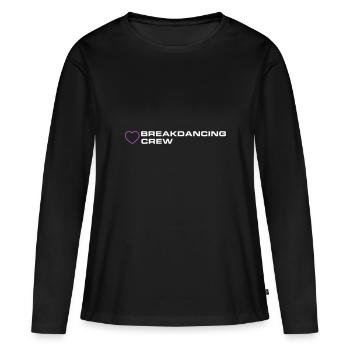 Breakdancing Crew - Frauen Premium Bio Langarmshirt - Schwarz - Vorne - Julia (174cm)