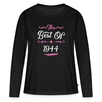 1944 best of - Women's Premium Organic Long Sleeve Shirt - black - Front - Julia (174cm)