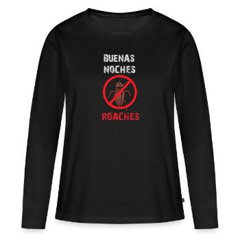 Kammerjäger I Vermin Motif pour - T-shirt manches longues Premium bio Femme - noir - Devant - Julia (174cm)