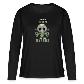 Kammerjäger I Vermin Motif pour - T-shirt manches longues Premium bio Femme - noir - Devant - Julia (174cm)