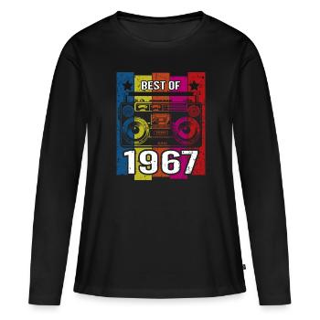 Le meilleur du lecteur de cassette radio stéréo de 1967 - T-shirt manches longues Premium bio Femme - noir - Devant - Julia (174cm)