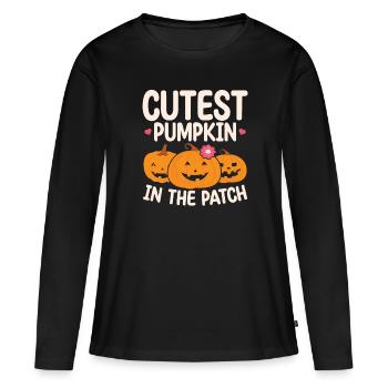 not allowed in GB EM US, trademarked in nice - Women's Premium Organic Long Sleeve Shirt - black - Front - Julia (174cm)