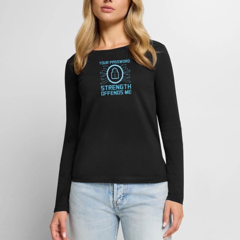 Hacker Programmer Developer Computer Science Women's Premium Organic Long Sleeve Shirt