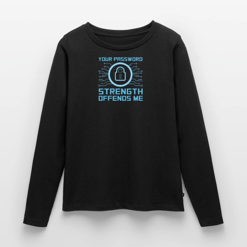 Hacker Programmer Developer Computer Science Women's Premium Organic Long Sleeve Shirt