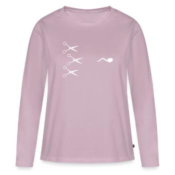 Vasectomy urologist - Women's Premium Organic Long Sleeve Shirt - dusky pink - Front - Julia (174cm)