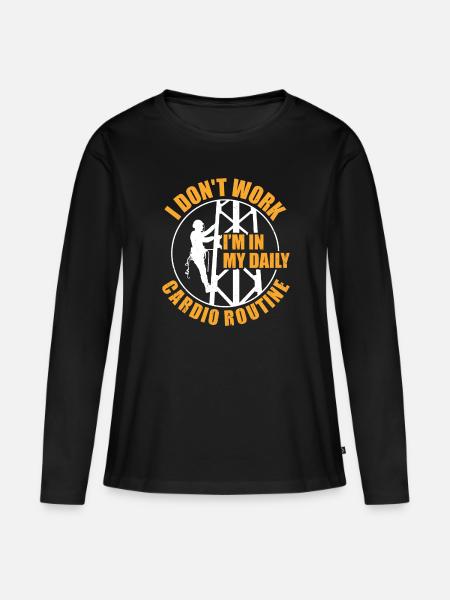 Fountain pen - Frauen Premium Bio Langarmshirt - Schwarz
