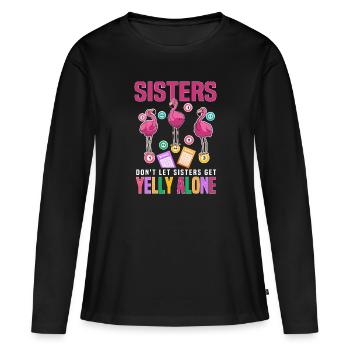 Bingo - Women's Premium Organic Long Sleeve Shirt - black - Front - Julia (174cm)