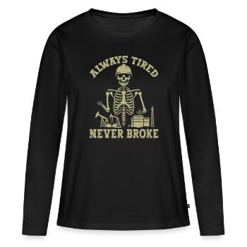 Oilfied Worker Oil rig worker - Frauen Premium Bio Langarmshirt - Schwarz - Vorne - Julia (174cm)