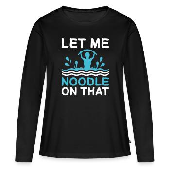 Water Aerobics Instructor - Frauen Premium Bio Langarmshirt - Schwarz - Vorne - Julia (174cm)