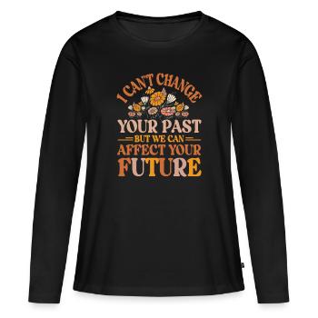 Social worker - Frauen Premium Bio Langarmshirt - Schwarz - Vorne - Julia (174cm)