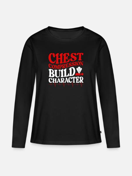 CPR Instructor - Frauen Premium Bio Langarmshirt - Schwarz