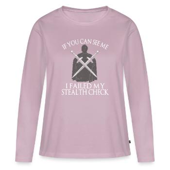 LARP Larper Larping - Frauen Premium Bio Langarmshirt - Altrosa - Vorne - Julia (174cm)