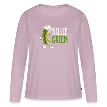 Funny Pickle - Frauen Premium Bio Langarmshirt - Altrosa - Vorne - Julia (174cm)